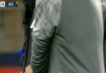 ΟΦΗ – ΑΕΚ: Ο Φούντας έπεσε άτσαλα και τραυματίστηκε στα δάχτυλα του δεξιού του χεριού