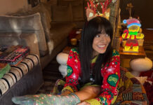 Μαρία Σολωμού: Ντύθηκε…Χριστούγεννα από την κορυφή ως τα νύχια (κυριολεκτικά)