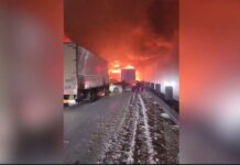 Ιαπωνία: Κόλαση φωτιάς σε καραμπόλα 50 αυτοκινήτων & φορτηγών – 2 νεκροί, 26 τραυματίες