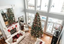 Το ιδανικό ύψος για το χριστουγεννιάτικο δέντρο ανάλογα με τα τετραγωνικά του σαλονιού σου