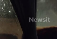 Κακοκαιρία Byron: Συγκλονιστικό βίντεο με ορμητικούς χειμάρρους να εγκλωβίζουν τον οδηγό μέσα στο αυτοκίνητο του, στην Άνω Βλυχάδα