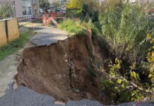 Άγιος Δημήτριος: Σε κατάσταση έκτακτης ανάγκης μετά τις βροχές – Καθίζηση 10 μέτρων στο ρέμα της Πικροδάφνης