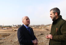 Κυριάκος Μητσοτάκης και Γιάννης Αλαφούζος στον Βοτανικό: «Τον Μάιο του 2027 θα είναι έτοιμο το γήπεδο του Παναθηναϊκού»