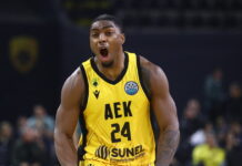 ΑΕΚ – Λέβιτσε 99-88: Η Ένωση νίκησε και εξασφάλισε την πρώτη θέση στο BCL με κορυφαίους Σίλβα και Μπάρτλεϊ