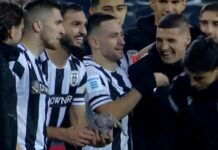 ΠΑΟΚ – Παναθηναϊκός: Ένα «ελεφαντάκι» έκλεψε την παράσταση στους πανηγυρισμούς στην Τούμπα