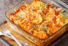 Γλυκοπατάτες ογκρατέν στο φούρνο