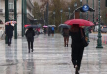 Καιρός σήμερα: Βροχές και πτώση της θερμοκρασίας στο μεγαλύτερο μέρος της χώρας – Καταιγίδες σε Πελοπόννησο και στα νησιά