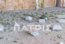 Ηράκλειο: Κομμάτια μπετόν αποκολλήθηκαν από γέφυρα και έπεσαν σε πλατεία στο Παλαιόκαστρο