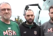 Μπλόκα αγροτών: Ομάδα της Τουρκίας ακινητοποιήθηκε στη Θήβα, πηγαίνοντας στην Καρδίτσα για αγώνα του BCL