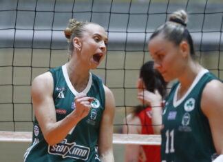 Παναθηναϊκός – Ολυμπιακός 3-1: Νίκη με ανατροπή και 8/8 για το «τριφύλλι» στο βόλεϊ γυναικών