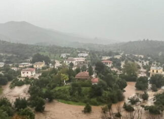 Κακοκαιρία Byron: Μήνυμα του 112 στην Ανατολική Μάνη και στον δήμο Ευρώτα για έντονες βροχές και κατολισθήσεις