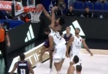 Το κάρφωμα της χρονιάς στην Euroleague: Ο Ρόντεν κατεδάφισε τον Ταβάρες