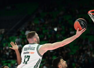 Παναθηναϊκός – Πανιώνιος 110-66: Ξέσπασαν με «40άρα» και σόου Ρογκαβόπουλου οι «πράσινοι» στην GBL