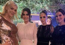 Η Κίμπερλι Γκιλφόιλ διασκέδασε στο φιλανθρωπικό δείπνο της «Ελπίδας» υπό τους ήχους του Κωνσταντίνου Αργυρού