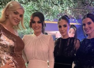 Η Κίμπερλι Γκιλφόιλ διασκέδασε στο φιλανθρωπικό δείπνο της «Ελπίδας» υπό τους ήχους του Κωνσταντίνου Αργυρού