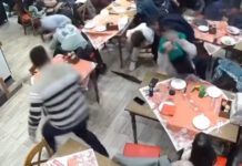 Αλεξανδρούπολη: Η στιγμή που ανεμοστρόβιλος χτυπάει εστιατόριο γεμάτο με κόσμο – Φωνές και σκηνές πανικού