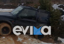 Εύβοια: Τέσσερις νέοι εγκλωβίστηκαν για ώρες στα χιόνια και τις λάσπες στην περιοχή της Λίμνης στη Σέττα