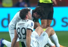 Ο Φώτης Ιωαννίδης αποχώρησε τραυματίας από το ματς της Σπόρτινγκ Λισαβόνας με την Γκιμαράες