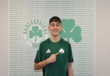 Ο γιος του Γιώργου Καραγκούνη, Χριστόφορος υπέγραψε επαγγελματικό συμβόλαιο με τον Παναθηναϊκό