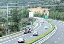 Δικογραφία για τους αγρότες που είχαν εισβάλει στην Εθνική Οδό στη Νεμέα – «Σοβαρός κίνδυνος για την ασφάλεια των οδηγών»