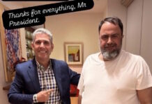 Με τον Βαγγέλη Μαρινάκη ο ατζέντης του Αντρέ Λουίς: Η φωτογραφία και το «ευχαριστούμε για όλα κύριε πρόεδρε»