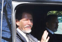 Μνημόσυνο τέως βασιλιά Κωνσταντίνου στο Τατόι: Παύλος, Νικόλαος και Φίλιππος Ντε Γκρες μαζί με την Άννα Μαρία