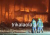 Τρίκαλα: Φωτιά μετά από έκρηξη στη μπισκοτοβιομηχανία «Βιολάντα» – 3 τραυματίες και 4 αγνοούμενοι