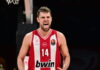 Ο Σάσα Βεζένκοφ του Ολυμπιακού αναδείχθηκε MVP της EuroLeague για τον Ιανουάριο του 2026