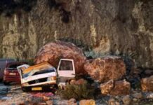 Στο έλεος της κακοκαιρίας η Ήπειρος: Κατολισθήσεις και ζημιές σε Πάργα και Πρέβεζα – Βράχια καταπλάκωσαν αυτοκίνητο