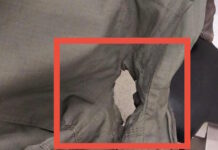 ΑΠΘ: Η στολή του αστυνομικού που δέχθηκε τη βόμβα μολότοφ και έπαθε εγκαύματα σε πρόσωπο και αυχένα