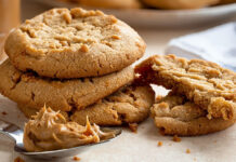 Μπισκότα φυστικοβούτυρου με 3 υλικά – Η πιο εύκολη συνταγή, χωρίς μίξερ