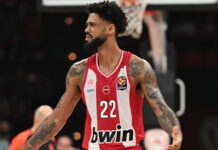 Ολυμπιακός: Ο Τάιλερ Ντόρσεϊ υπέστη διάστρεμμα και μένει εκτός για το παιχνίδι της GBL με τον Ηρακλή