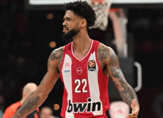 Ολυμπιακός: Ο Τάιλερ Ντόρσεϊ υπέστη διάστρεμμα και μένει εκτός για το παιχνίδι της GBL με τον Ηρακλή