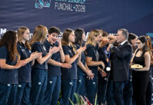 Εθνική πόλο γυναικών: Η απονομή του χάλκινου μεταλλίου στα κορίτσια του Χάρη Παυλίδη