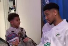 Τα παιδιά του Γιάννη Αντετοκούνμπο «τρελάθηκαν» με τον Βίκτορ Γουενμπανιάμα