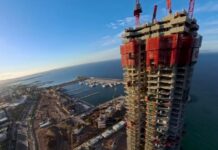 Riviera Tower: Ψήλωσε κι άλλο ο ουρανοξύστης – Αντίστροφη μέτρηση για την ολοκλήρωση, 10 όροφοι απομένουν