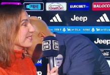 Ο Σπαλέτι φίλησε στον ώμο γυναίκα δημοσιογράφο για να εκφράσει τα παράπονά του για τη διαιτησία