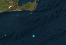 Σεισμός 4,1 Ρίχτερ στην Κρήτη, ανοιχτά από το Λασίθι το επίκεντρο