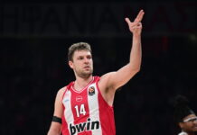 Ολυμπιακός – Ερυθρός Αστέρας 92-86: Με ηγέτη Βεζένκοφ οι Πειραιώτες εδραιώθηκαν στη δεύτερη θέση της Euroleague