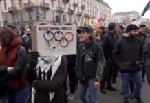 Μιλάνο: Βίαια επεισόδια και συλλήψεις στις διαδηλώσεις κατά των Χειμερινών Ολυμπιακών Αγώνων