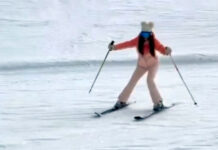 Τάνια Μπρεάζου: Πρώτο μάθημα σκι χθες και κατέβηκε -όρθια- πίστα! (είχε καλό δάσκαλο)