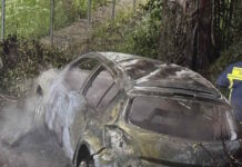 Αιτωλοακαρνανία: Τροχαίο με αυτοκίνητο που ξέφυγε από την πορεία του, άρπαξε φωτιά και κάηκε ολοσχερώς