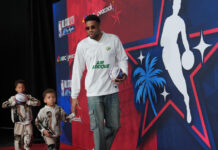 Ο Γιάννης Αντετοκούνμπο πήγε με τους γιους του σε αγώνα WWE