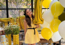 Ελένη Τσολάκη: Το… «παπάκι» της έγινε 1 έτους και το γιόρτασαν με ένα κατακίτρινο πάρτι