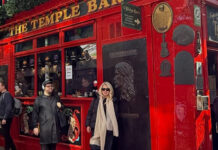 Ελένη Μενεγάκη: Τουρίστρια στο Δουβλίνο