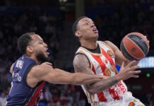 Η βαθμολογία της Euroleague με νέα πενταπλή ισοβαθμία μετά τη νίκη του Ερυθρού Αστέρα επί της Μπασκόνια