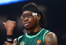 Παναθηναϊκός – Ερυθρός Αστέρας: Ο Ρισόν Χολμς έμεινε εκτός δωδεκάδας για το παιχνίδι της Euroleague