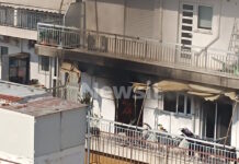 Φωτιά σε διαμέρισμα 5ου ορόφου στα Ιλίσια – Δείτε βίντεο