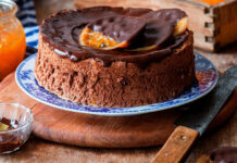 Κέικ πορτοκάλι με σοκολάτα