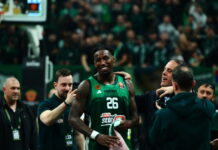 Ματίας Λεσόρ και Τσεντί Οσμάν αποθεώθηκαν από τους συμπαίκτες τους στα αποδυτήρια του Παναθηναϊκού